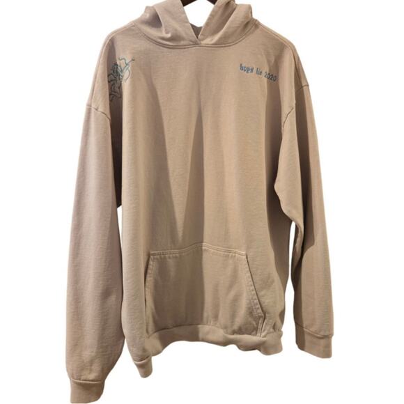 Boys Lie 2000 Read Me Beige Hoodie Sweatshirt Beige Mens One Size - Picture 1 of 14